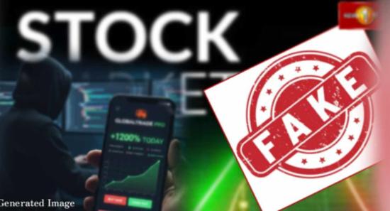 කොටස් වෙළෙඳපොළ නමින් ව්‍යාජ ජංගම යෙදුමක්!